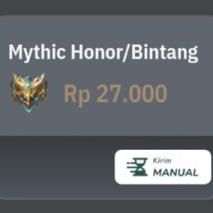 Joki Rank Mythic Honor/Bintang